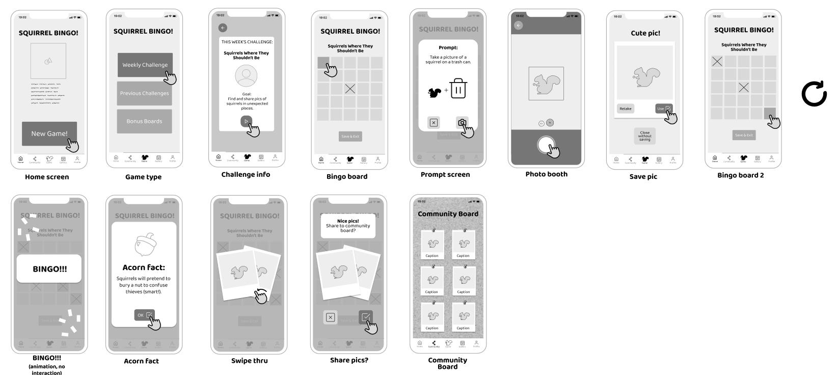 medium fidelity wireframes